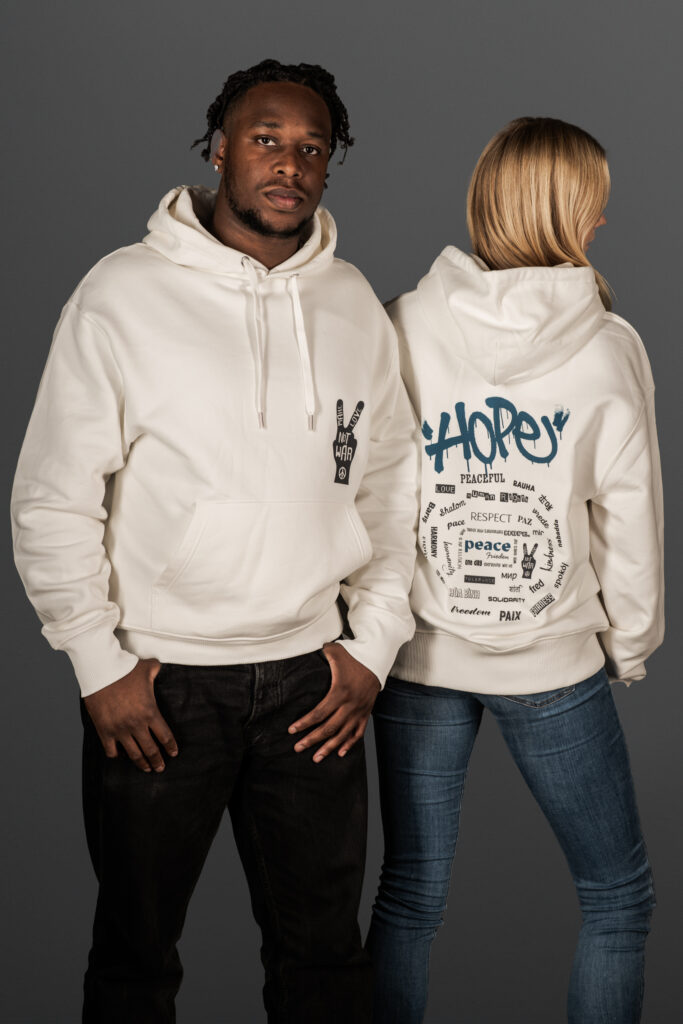 HOPE hoodie CITY OF PEACE Kollektion von OSNAmerch