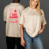 Norderney NEY oversized t-shirt stay salty neonpink