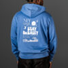 ney hoodie norderney meerblau unisex stay salty