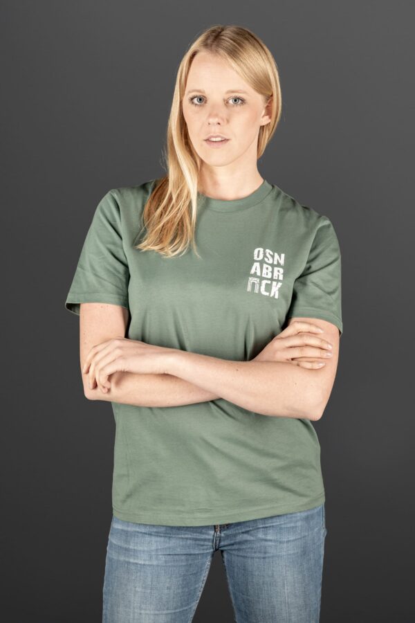 front tshirt grün