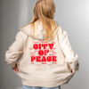 CITY OF PEACE zipper hoodie jacke osnabrück