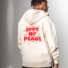 CITY OF PEACE zipper hoodie jacke osnabrück