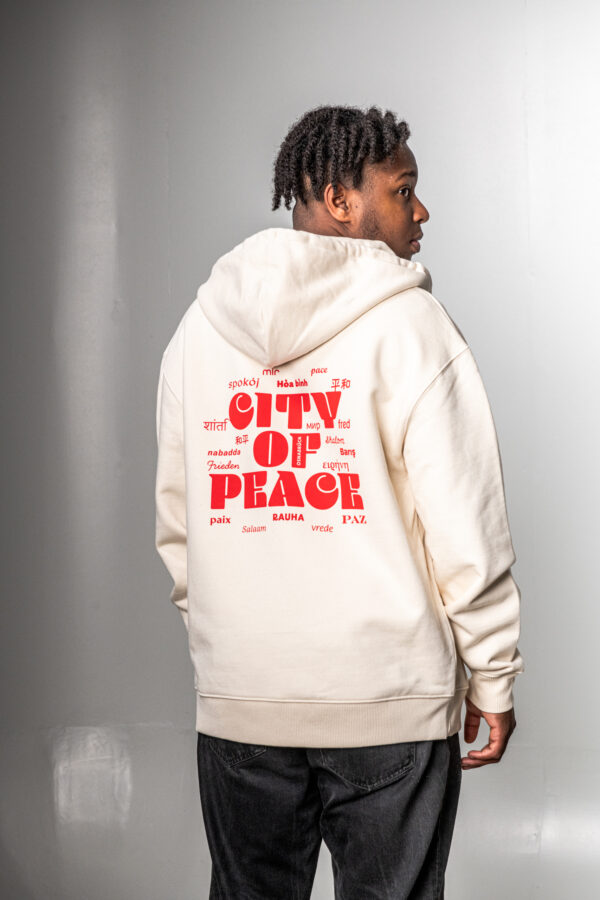 CITY OF PEACE zipper hoodie jacke osnabrück