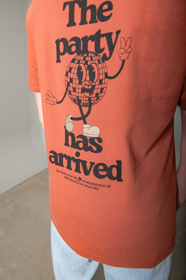 the party has arrived t-shirt oversized OSNAmerch kupfer