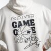 Game Day Hoodie back – Rückansicht mit sichtbarem Backprint