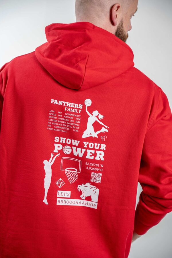 All Panthers Hoodie back – Rückansicht mit sichtbarem Backprint