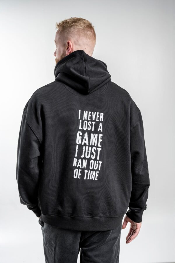 I Never Lost Hoodie back – Rückansicht mit sichtbarem Backprint