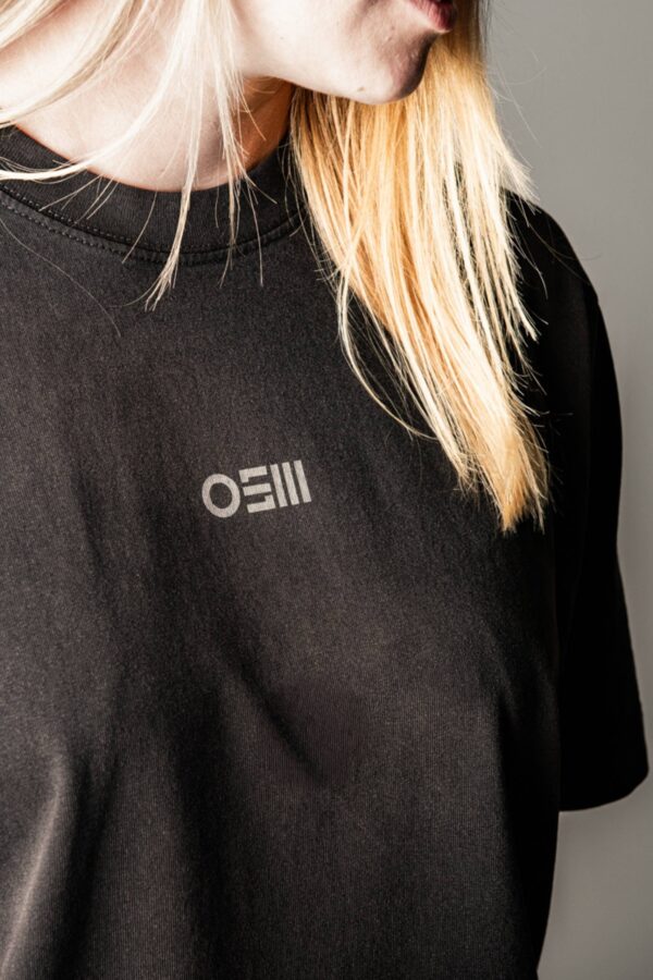 hometown t-shirt OSM OSNAmerch osnabrück schwarz nahaufnahme brustprint