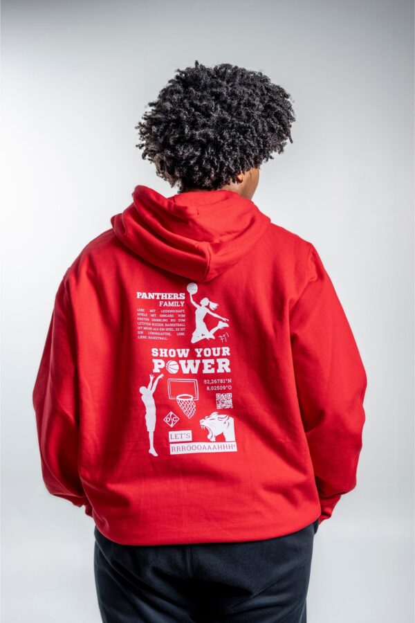 All Panthers Hoodie back – Rückansicht mit sichtbarem Backprint