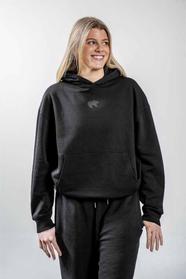 I Never Lost Hoodie front – Vorderansicht mit sichtbarem Brustprint