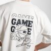 Game Day Heavy Tee back – Rückansicht mit sichtbarem Backprint