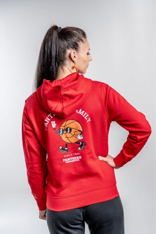 Panthers Family Zipper Hoodie back – Rückansicht mit sichtbarem Backprint