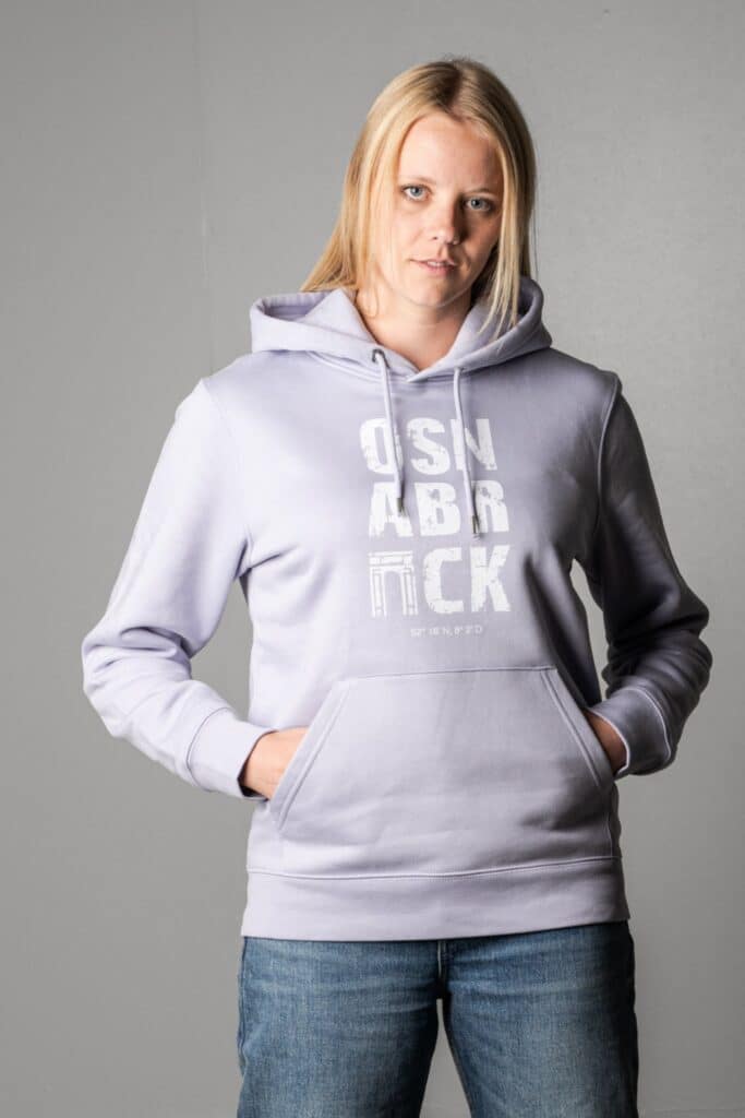 OSNABRÜCK hoodie flieder lila OSNAmerch