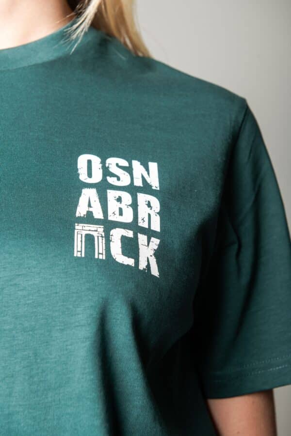 osnabrück t-shirt waldgrün OSNAmerch nachhaltige mode aus osnabrück