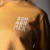 Osnabrück Vintage Sweatshirt golden gelb detailansicht