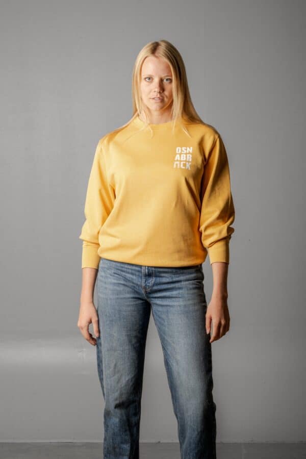 Osnabrück Vintage Sweatshirt golden gelb detailansicht