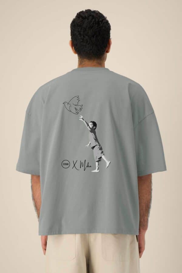 back print herren peace grey t-shirt osm mika osnamerch osnabrück