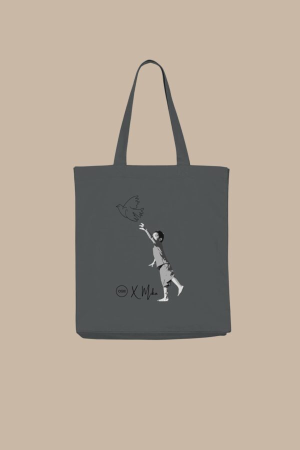 anthrazit tasche mit print osm mika osnamerch osnabrück