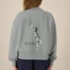 back frauen sweatshirt peace grey fair fashion osnabrück osnamerch