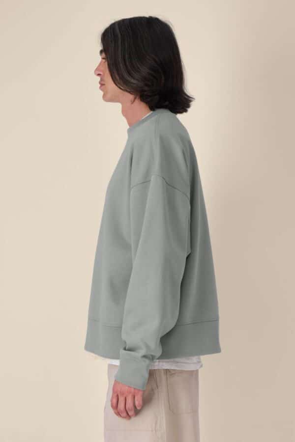 seitenlook herren sweatshirt peace grey fair fashion osnabrück osnamerch